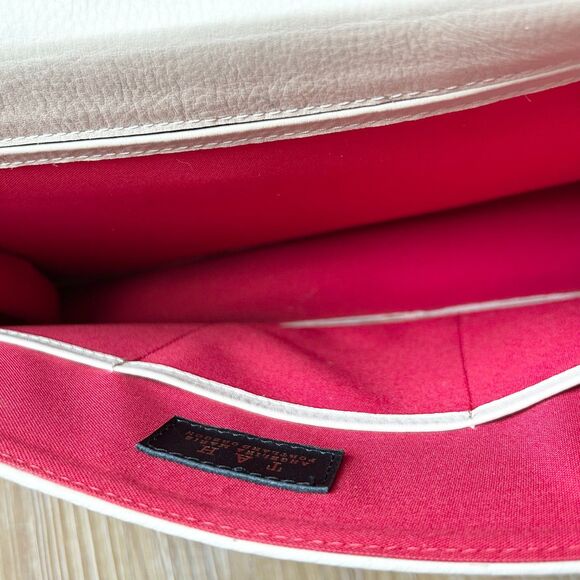 TAH Angelina Marie Portland Oregon The Envelope Oscar Leather Shoulder Bag Blush - Picture 6 of 11